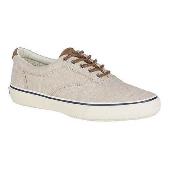 sperry men's canvas shoes